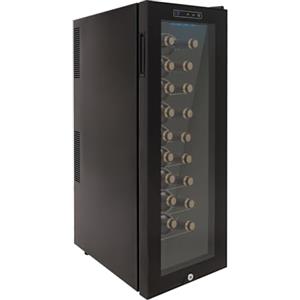 HarBin-Star - Frigorifero per vino, 30 bottiglie, 90 l, illuminazione a LED, freestanding Wine Fridge con touchscreen, porta in vetro rinforzata, 50,5 x 34,5 x 98,5 cm