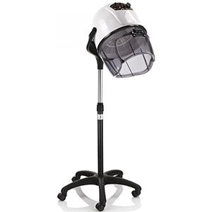 Xanitalia Casco Asciugacapelli Professionale 3 Velocità da 1200 Watt Record Bianco (402.061)