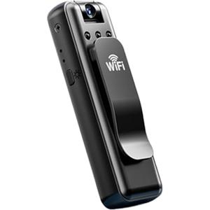 Generic Body Camera | Bodycam ultra-sottile con suono e visione notturna | Registrazione | Viaggi, passeggiate con animali domestici, avventure all'aria aperta, civili, forze 'ordine