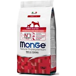 MONGE CANE CROCCHETTA MINI STARTER POLLO 1,5 KG