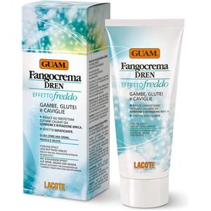 LACOTE Srl Guam - Fangocrema Dren Freddo 200ml - Riduci Gonfiore e Cellulite con l'Effetto Rinfrescante