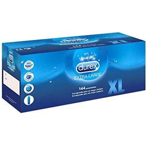 Durex Extra Large XL 144 Preservativi Senza profumo