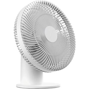 HEALLUX - Ventilatore da tavolo wireless ricaricabile - diffusione oli essenziali, bianco