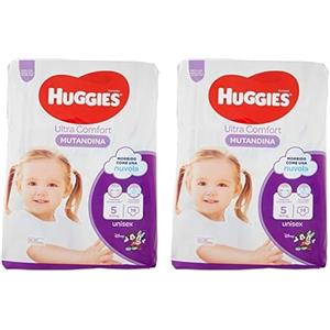 Huggies Pannolini Mutandina - Pannolino, Bambino/Bambina, Pannolino monouso, 12 kg,- 17 kg, Multicolore, 14 Pezzi (Confezione da 2)