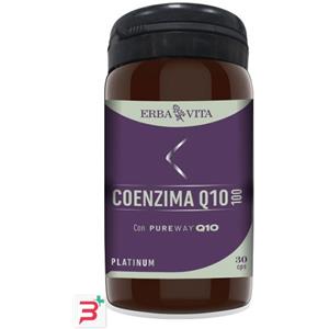 Erba Vita Coenzima Q10 100 - Integratore Alimentare Antiossidante, 30 Capsule