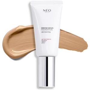 NEO MAKE UP Intense Serum Satin Foundation Fondotinta Trattante 30 ml - Effetto Luminoso e Naturale con Niacinamide e SPF 30