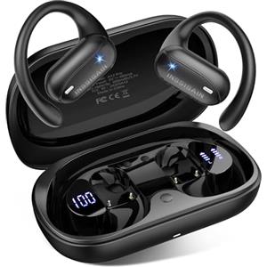 INSSISAIN AI Cuffie Traduzione,AI Cuffie Traduttore Simultaneo Vocale,Buletooth 5.4 & Auricolari di Traduzione in 164 Lingue,IPX7,Necessità di Connettersi a un'app Fissa,Ricarica in 10 minuti (black 01)