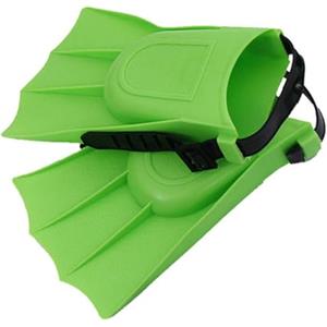 Yhenlovtt Pinne da nuoto regolabili per bambini, perfette per snorkeling e attività acquatiche (verde)