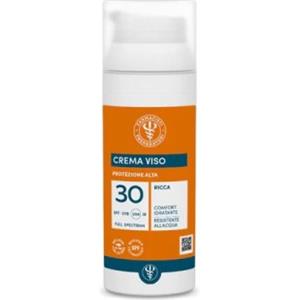 Unifarco Crema Solare Viso Texture Ricca SPF 30 - 50 ml, Alta Protezione e Idratazione Intensa