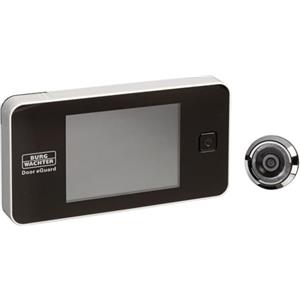 Burg-Wächter Door eGuard DG 8100 Spioncino Elettronico, 1 W, Nero/Argento, (L x B x H) 125 x 68 x 15 mm