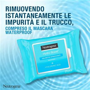 Neutrogena - Neutrogena Hydro Boost 25 Salviette Struccanti