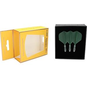 CUESOUL ROST T19 Asta e Aletta per Freccette Integrate, Forma Standard, Set da 3