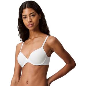 Calvin Klein Donna Reggiseno Scollato Lightly Lined Regolabile, Bianco (White), 4E