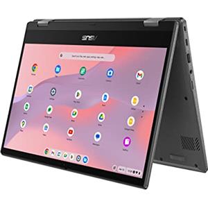 ASUS Chromebook CM1402FM2A#B0CZ42YZYG, Notebook con Monitor 14" FHD Glossy, 60Hz, MediaTek Kompanio 520, RAM 4GB, 128GB eMMC, grafica ARM Mali-G52 MC2, Chrome, Grigio
