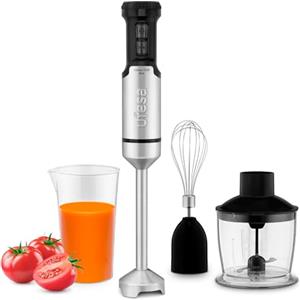 Ufesa Galaxy Max Frullatore a Immersione, Potenza 1500 W, Controllo a 24 velocità + TURBO, 4 Lame ad Alta Efficienza, Design Ergonomico e Anti-schizzi, Accessori Inclusi, Senza BPA
