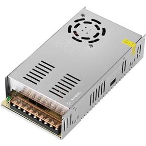 OFFCUP Trasformatore LED 12V 360W 30A, Alimentatore Driver AC 240V a DC 12V Trasformatore Driver LED a Tensione Costante Interruttore Adattatore per Bassa Tensione Striscia, Lampade