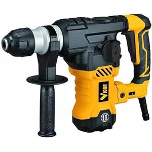 TANIASHOP Trapano Martello Demolitore Perforatore 1500W 3.2 Joule SDS PLUS con 6 Regolazione di Velocità 0-920giri/min Diametro Foro 32mm Potente e Versatile per Foratura e Demolizione