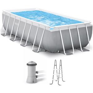 Intex Prisma Frame 26788NP - Piscina fuori terra + Pompa filtro 45 W e Scaletta