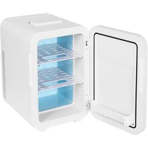 Beaudreaul Mini frigorifero da 20 l, con indicatore digitale della temperatura, piccolo frigorifero con funzione di raffreddamento efficace e termico, 2 ripiani estraibili, per casa, ufficio e dormitori