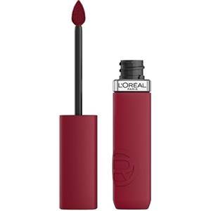 L'Oreal Paris L'Oréal Paris Rossetto Liquido, Colore Intenso, Formula Matte a Lunga Durata, Con Acido Ialuronico, Resistente alle Sbavature, No transfer, Tonalità: 500 Wine Not?