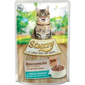 Stuzzy Cat con Pesce Bianco - 85 gr