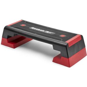 Reebok Step The Original Rosso - Step Fitness Regolabile in Altezza, Massimo 120 kg, Compatto e Leggero