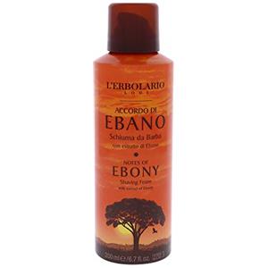 L'Erbolario Schiuma da Barba ACCORDO di EBANO 200ml rasatura delicata profumata