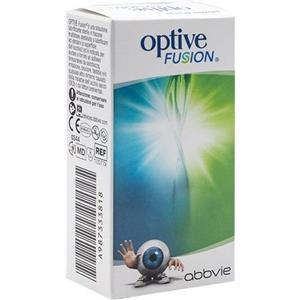 Allergan Optive Fusion - Soluzione lubrificante oculare sterile 10 ml per sollievo da secchezza e irritazione