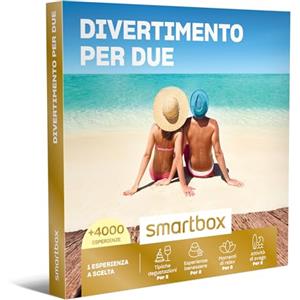 Smartbox - Cofanetto Regalo Divertimento per Due - Idea Regalo per la Coppia - Una degustazione o Pausa Relax o attività di Svago per 2
