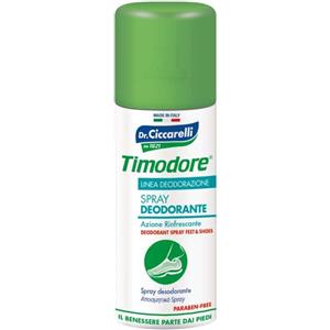 Timodore Spray Deodorante 150ml - Previene Cattivo Odore e Dà Sollievo ai Bruciori