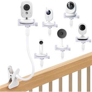 OFFCUP Supporto per Baby Monitor Flessibile Supporto per Potocamera Supporto Universale per Cellulare Compatibile con Philips Avent ieGeek BOIFUN GHB Hellobaby -Clip Universale
