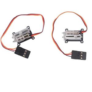 Wishiot 2pcs Piccolo 1.5g servo Micro Lineare Digitale Servo Leggero Mini Formato per Indoor Aircraft Piccolo Aereo RC