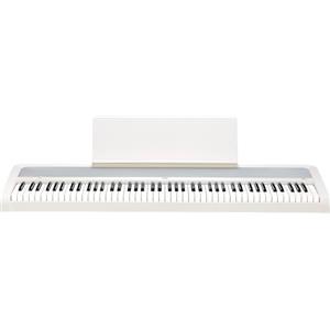 KORG - B2+ WH Pianoforte Digitale 88 Tasti Pesati; Tastiera NH Natural Weighted Hammer; 12 Suoni PCM; Polifonia 120 Note; USB-C Audio/MIDI; Metronomo Integrato; Speaker 15W x2; Pedale e Leggio Inclusi