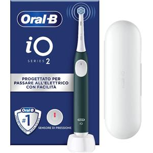 PROCTER & GAMBLE SRL Oral-B iO series 2 clean & care forest green spazzolino elettrico con custodia da viaggio