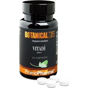 Promopharma Vitadi' Botanical Mix - Integratore con Vitamina D3 e E per Ossa e Sistema Immunitario, 60 Compresse