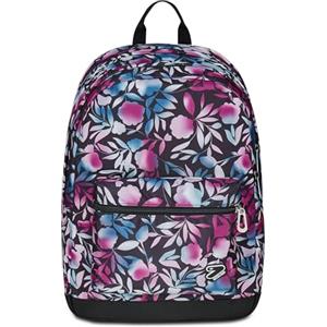 Seven Zaino Scuola Pro XXL con Cuffie Wireless, Floreale, Tasca Interna Porta PC, 32 L, Scuola Media e Superiore, Zaino Ragazza