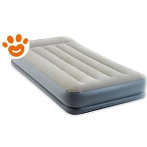 Intex Airbed Materasso Singolo Dura-Beam Fiber-Tech Pillow Est Mid Rise (99x191x30cm) Art. 64116 - Singolo (99x191x30cm)
