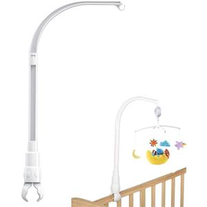 Helweet Culla Braccio Mobile con Supporto Giostrina - Staffa Regolabile Lettino Campana