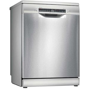 Bosch Serie 4, lavastoviglie indipendente, 60 cm, Silver Inox, SMS4EMI06E