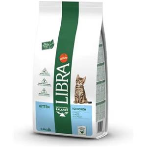 Libra Cat Kitten Crocchette con Pollo e Riso - Alimento Completo per Gattini 1,5 kg