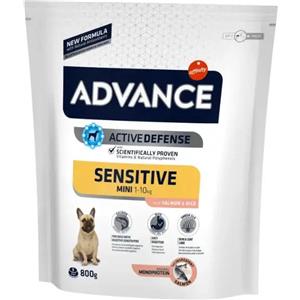 Advance Sensitive Mini con Salmone 800g Crocchette Cani Adulti