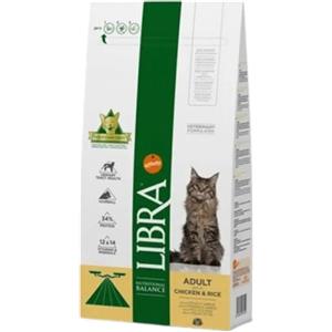 Libra Cat Adult Pollo Crocchette 1,5 kg - Alimento Completo e Bilanciato per Gatti Adulti