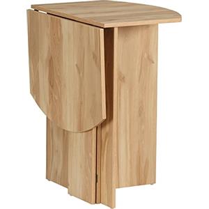 HOMCOM Tavolo da Pranzo, Tavolo Pieghevole Salvaspazio da Cucina e Soggiorno in Legno 90x60x74cm, Quercia