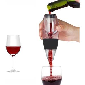 AIKARO - Aeratore ad Aria per Vino Decanter Automatico con Filtro e Base