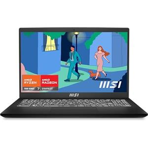 MSI Modern 15 B7M-466IT, Notebook 15.6" FHD 60Hz, AMD Ryzen 7 7730U, AMD Graphics, 512GB SSD PCIe3, 16GB RAM DDR4, WiFi 6E, Win 11 Home [Layout e Garanzia ITA]