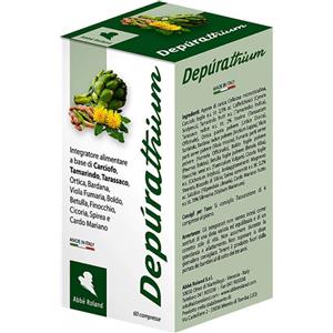 ABBE'ROLAND Srl Depurathium 60 Compresse - Integratore Detox a base di Carciofo e Tamarindo per Purificazione Completa