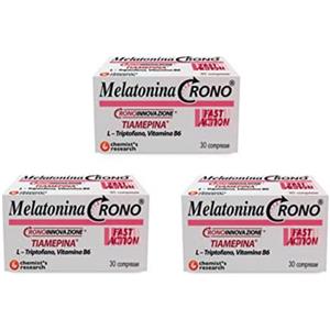 CHEMIST'S RESEARCH BUYFARMA PROMO PACK - 3X Melatonina Crono da 30 Compresse - 90 Compresse