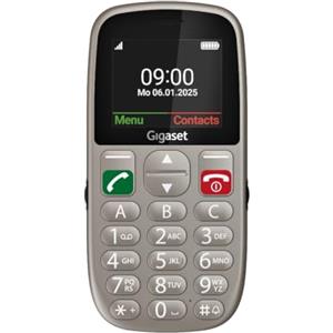 Gigaset GL395 Seniorenhandy mit SOS-Taste, 2,2-Zoll-Farbdisplay, Titanium | Tasti grandi, resistente a polvere e spruzzi, senza contratto