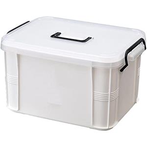 Rvtkak Cassetta di pronto soccorso, cassetta di emergenza portatile, scatola di plastica per medicinali, scatola di medicinali da viaggio, scatole di immagazzinaggio con coperchi