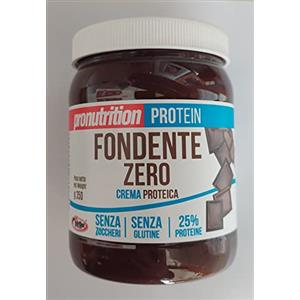 PRONUTRITION Pro Nutrition - Fondente Zero - 350g - Crema spalmabile proteica senza zuccheri al cioccolato fondente